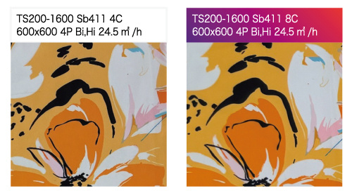 易暗沉的亮橙色也能呈現高顯色度，容易出現顆粒感的淡橘色也能夠展現絲滑細膩且亮麗的色彩。