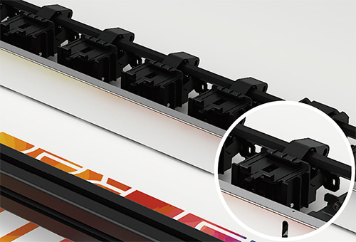 ②後方夾紙滾輪