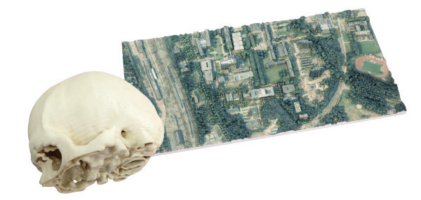 SCANS ≫ CT、將地形測量的檔案簡單變換成3D模型