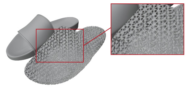 LATTICE ≫ 3D模型輕量化&賦予減震性