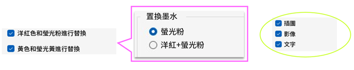 RasterLink8螢光色置換