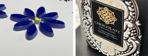     物品的高級感透過肌理表現