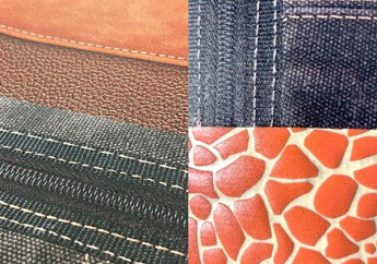 圖6 厚盛印刷的活用範例　能實現布料紋理．服飾上的拉鍊等肌理表現的可能