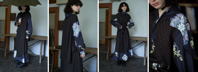 ①TRAPIS … 綿・聚酯纖維合成布料、天絲綿合成布料　各4米的尺寸