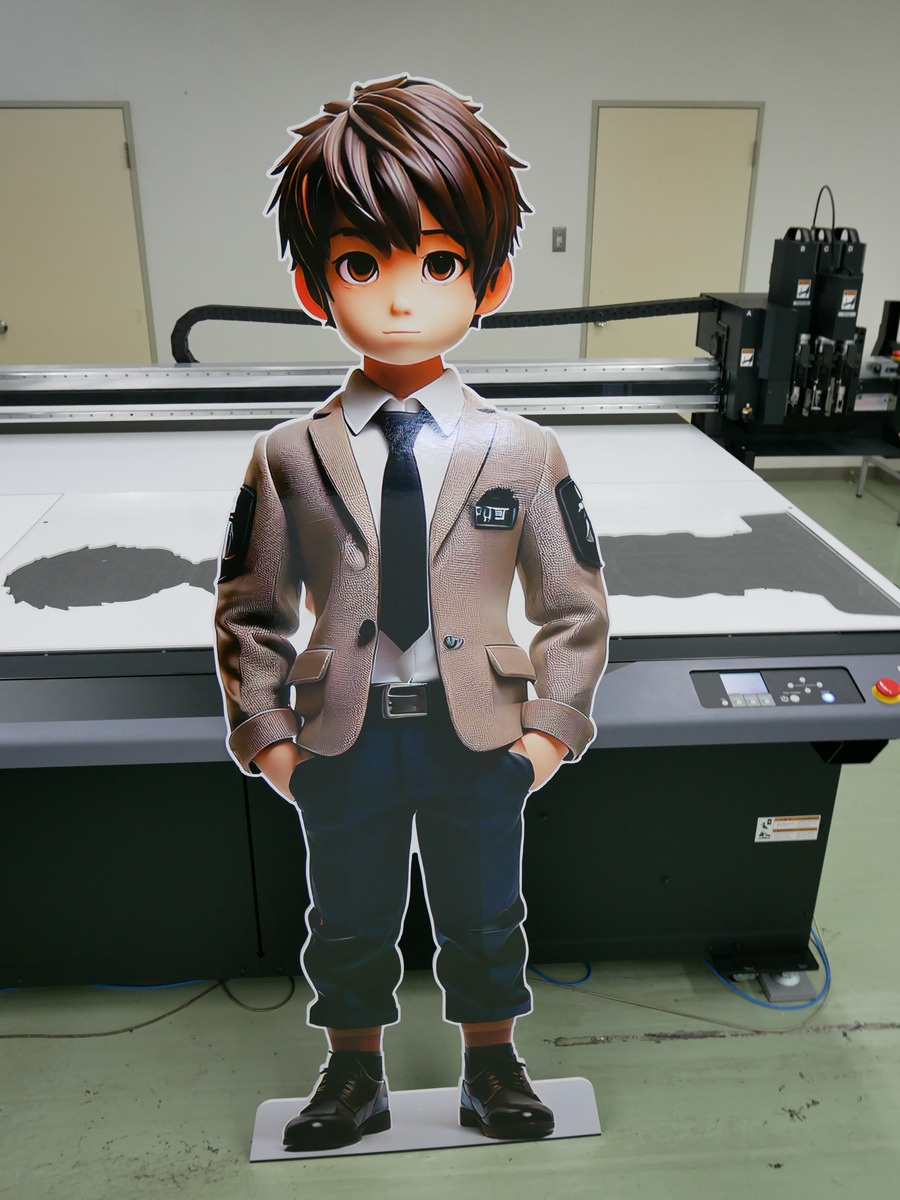 近年來，在該公司的訂單量大幅增長下的等身大立牌樣品