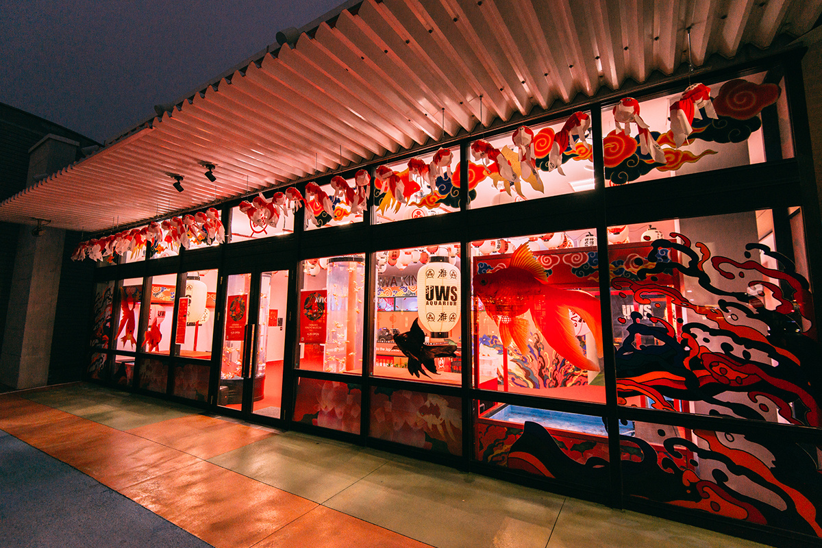 沖繩金魚美術館的的外觀